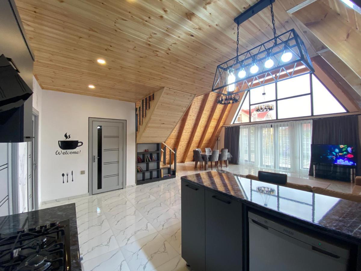 Villa Qafqaz Family Chalet Qəbələ Exterior foto