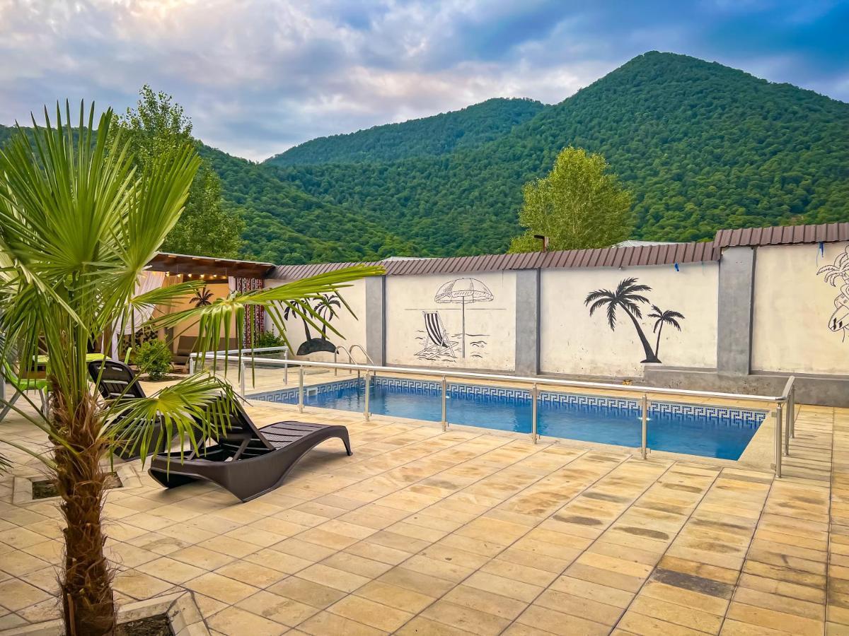 Villa Qafqaz Family Chalet Qəbələ Exterior foto